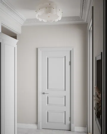 Omlott plafond Ø53 cm - Mässing-vit - By Rydéns