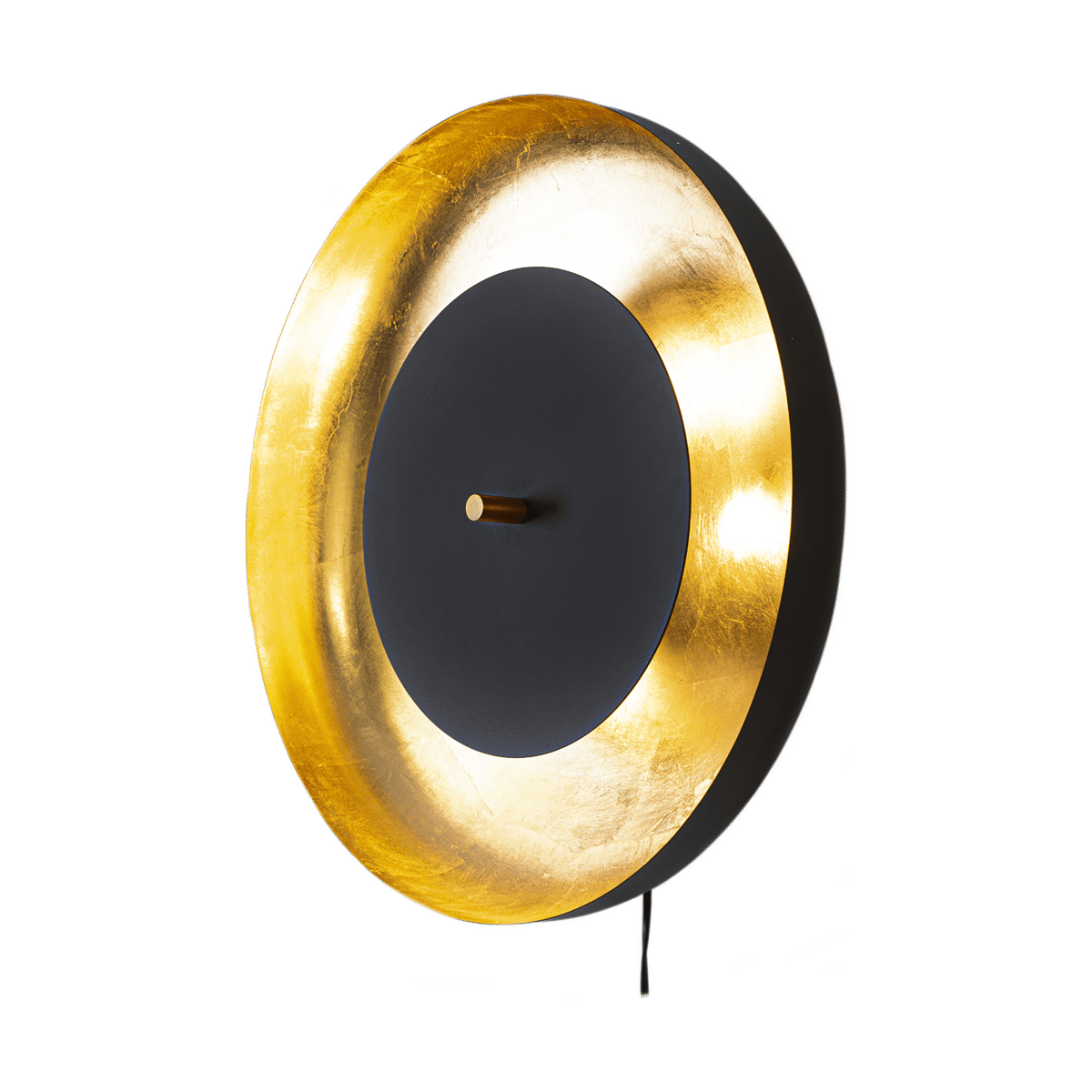 By Rydéns Shelby vägglampa 50 cm Svart-guld | Skandinavisk Design | Vägglampor | Svart
