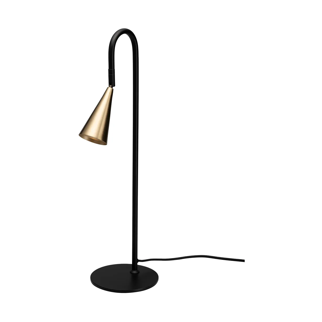Spline bordslampa, Svart-mässing, 55 cm By Rydéns