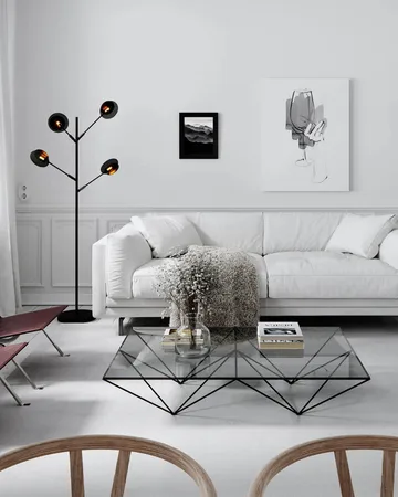 Turno golvlampa 175,5 cm - Matt svart-guld - By Rydéns