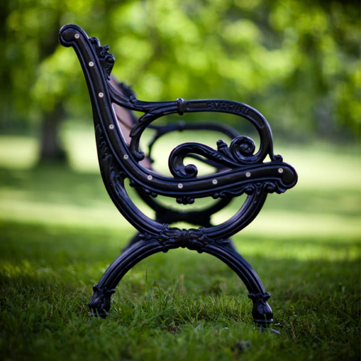 Byarum soffa, Mahogny, svart stativ, 155 cm Byarums bruk