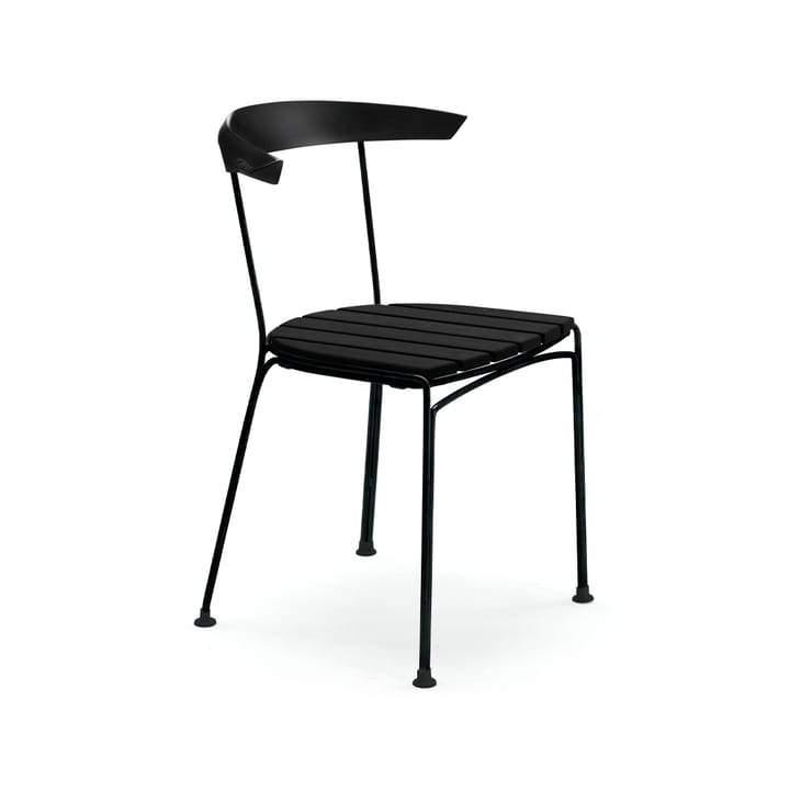 Dover stol - svartlackad furu, svart stativ - Byarums bruk