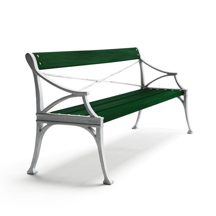 Lessebo soffa - Grön, rå aluminiumstativ - Byarums bruk