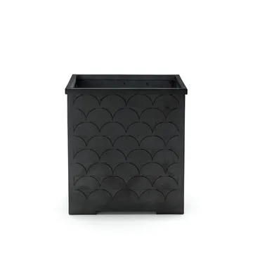 Relief växtkärl - Svart - Byarums bruk