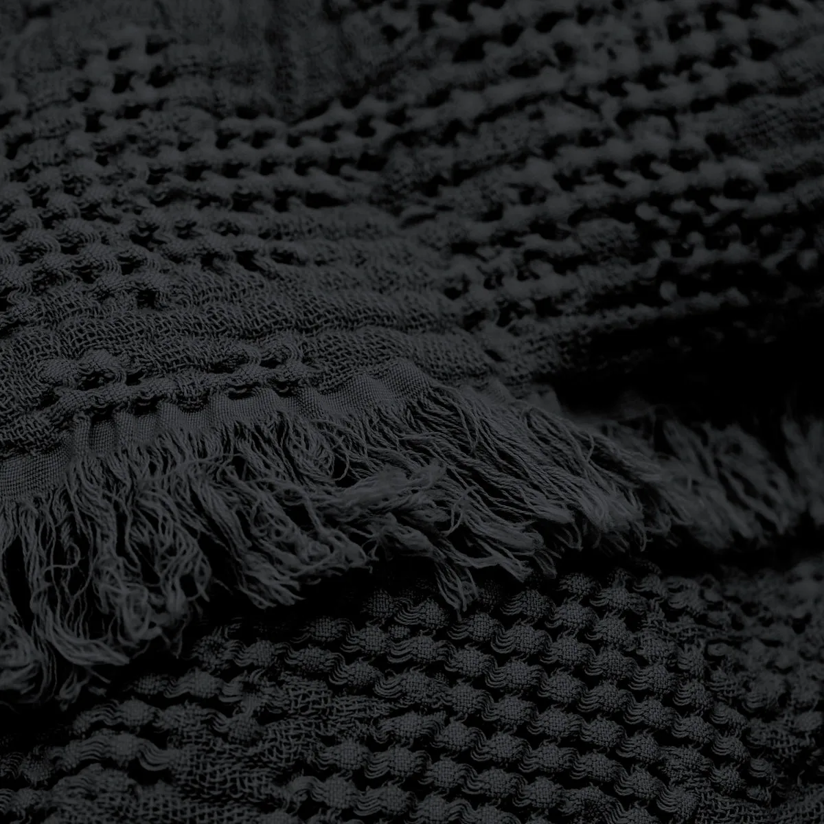 Hilda överkast 170x180 cm, Coal byNORD