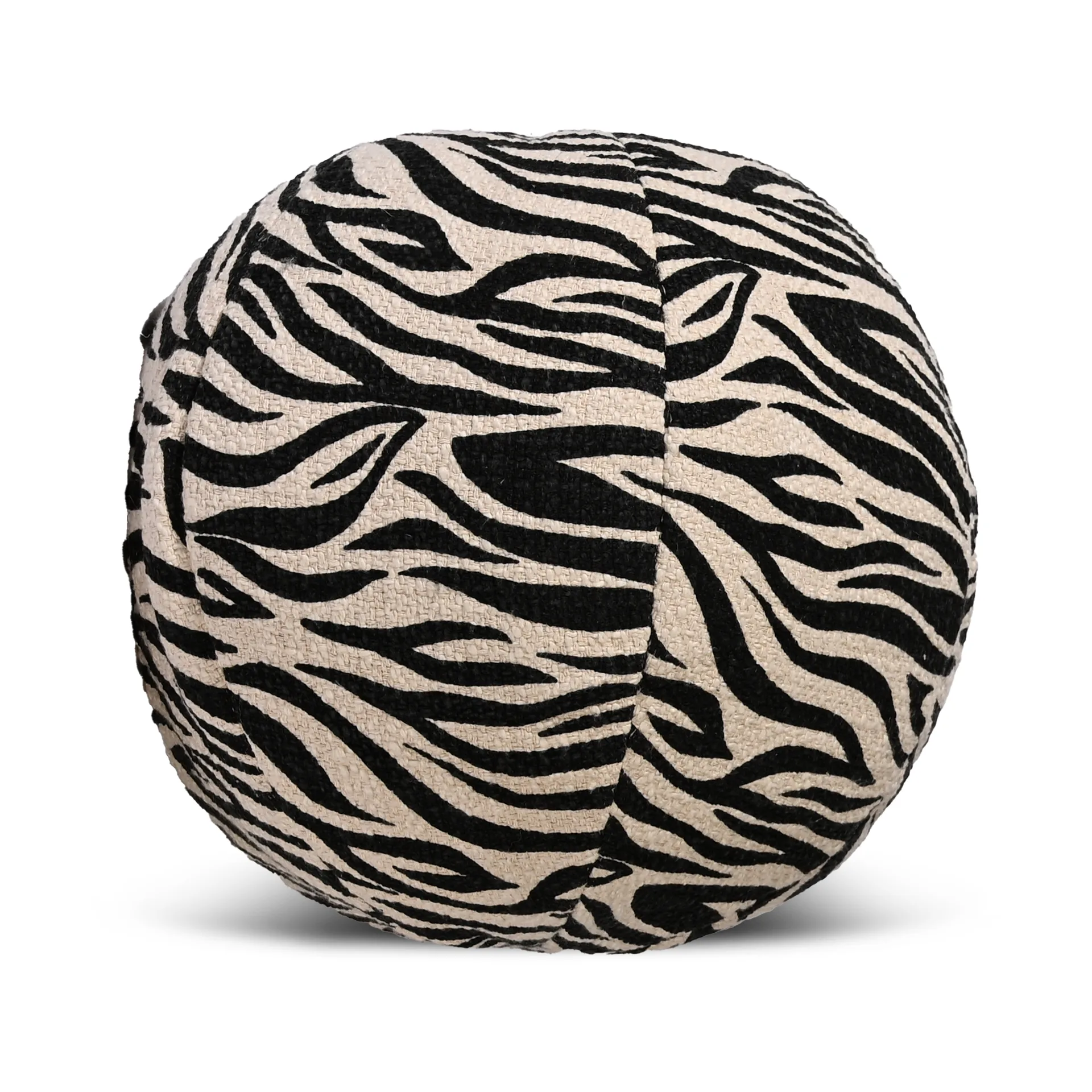 Anima kudde Ø35 cm, Zebra-svart Byon