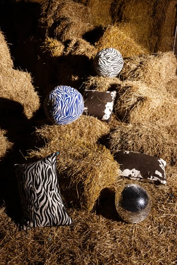 Anima kudde Ø35 cm - Zebra-svart - Byon