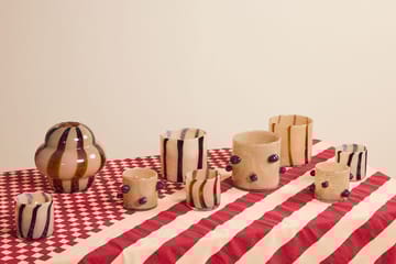 Arlo ljuslykta XS Ø10 cm - Beige-svart - Byon
