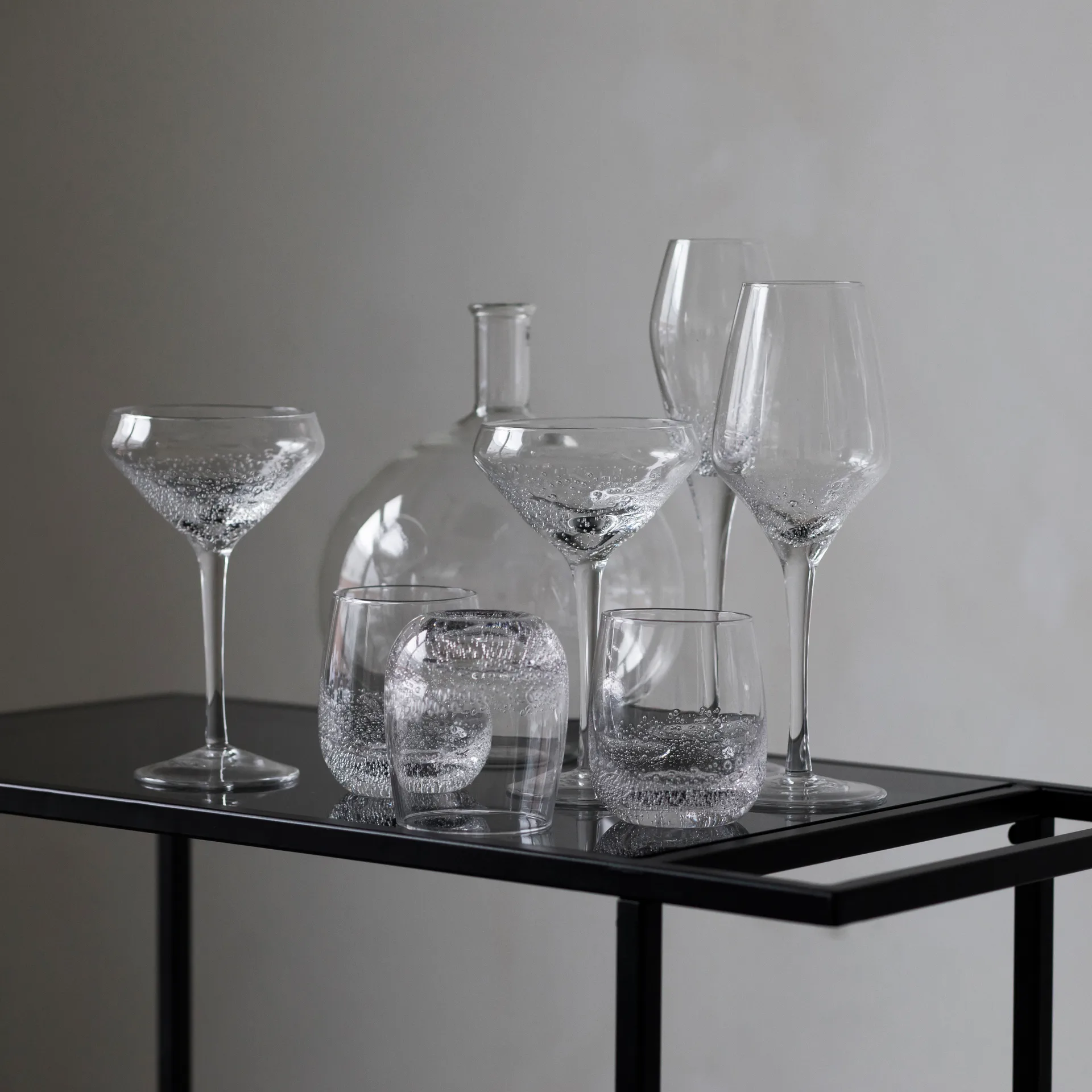 Bubbles vattenglas 36cl, Klar Byon