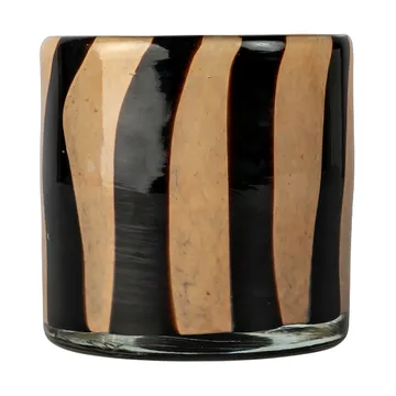 Calore ljuslykta XS Ø10 cm - Black-beige - Byon