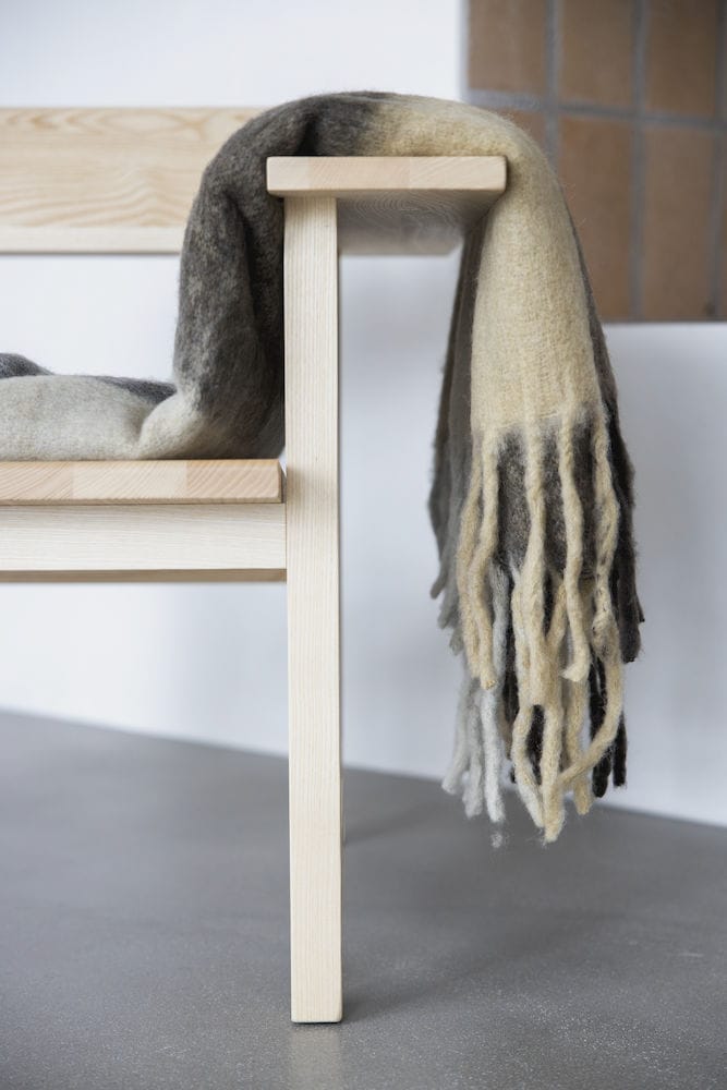 Check pläd, Mixed beige Byon