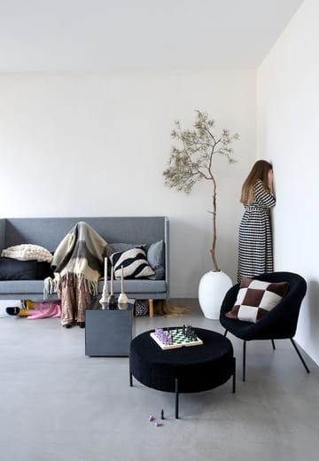 Check pläd - Mixed beige - Byon