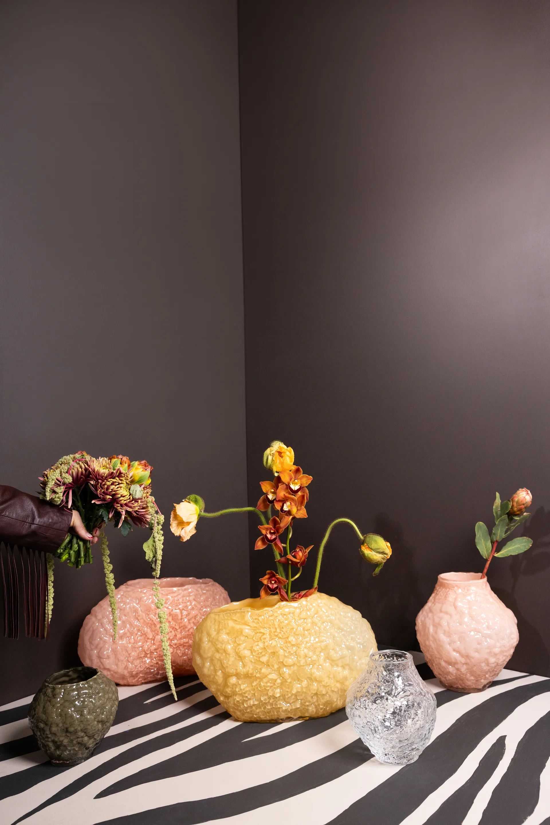 Corallo vas XS 19x17x17,5 cm, Grön Byon