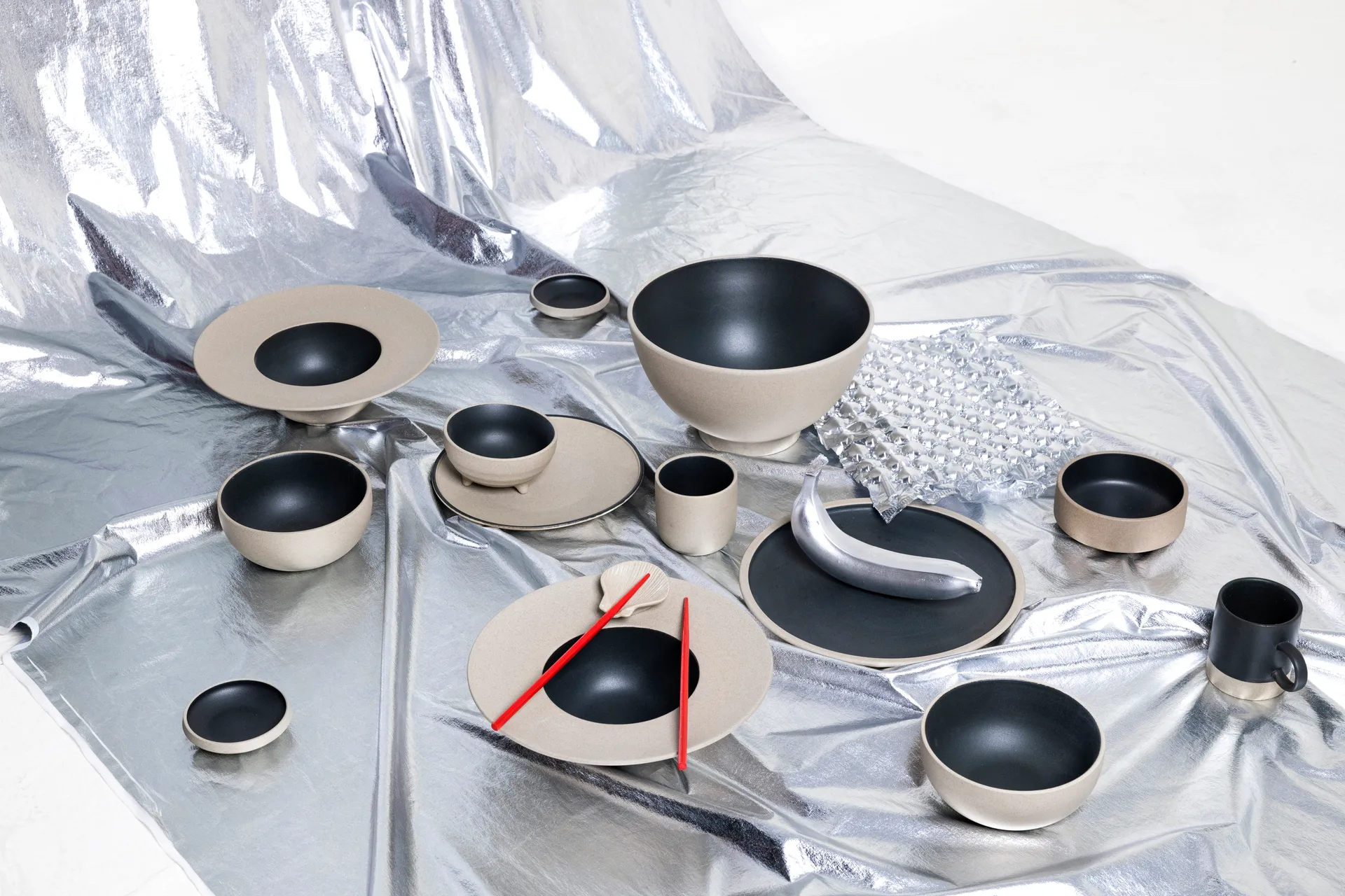 Fumiko hållare till ätpinnar 4-pack, Beige Byon