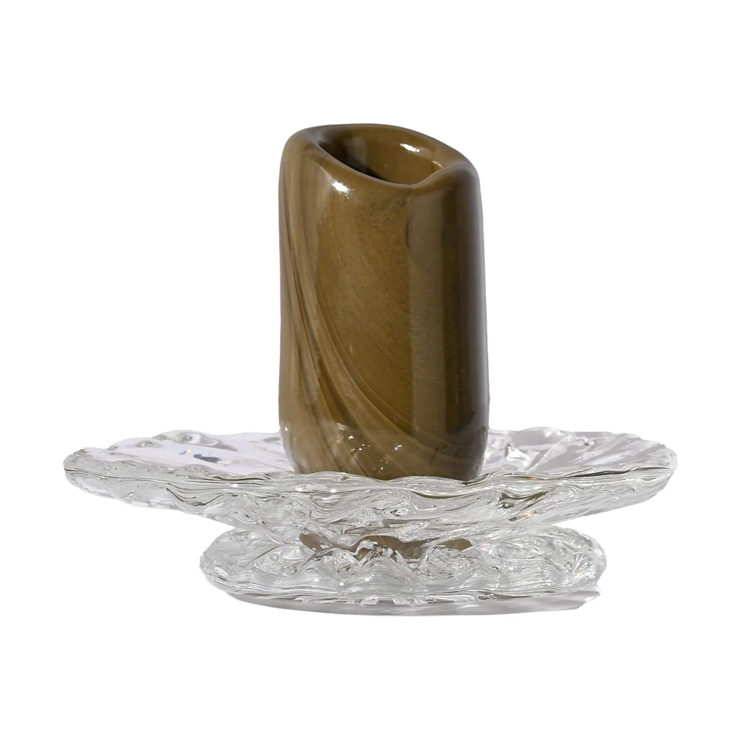 Lara ljusstake XS 9 cm, Grön-klar Byon