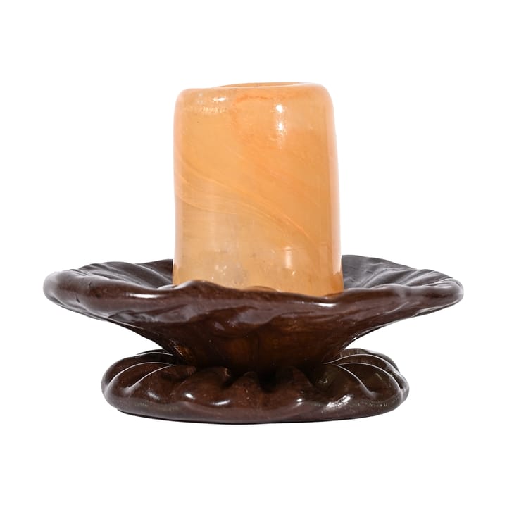 Lara ljusstake XS 9 cm - Orange-brown - Byon