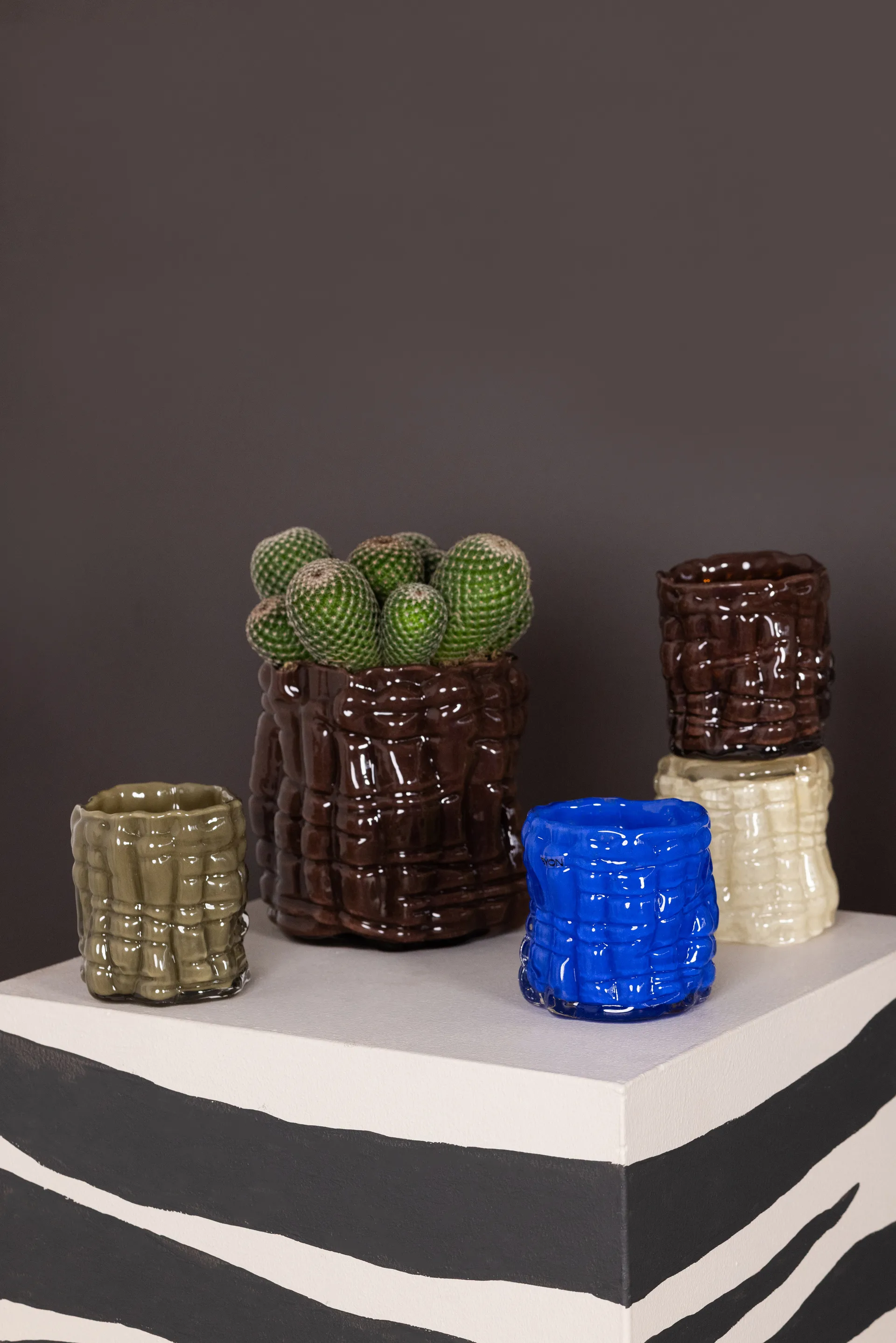 Laranne ljuslykta Ø15 cm, Brun Byon