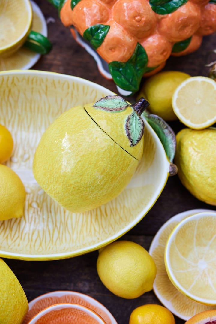 Lemon skål med lock, Ø11x14,5 cm Byon