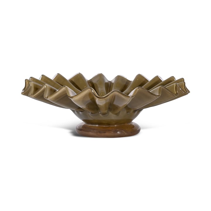 Lori skål M Ø18 cm - Grön-beige - Byon