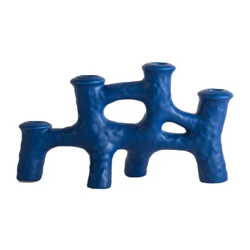 Luca ljusstake 12x30 cm - Blå - Byon