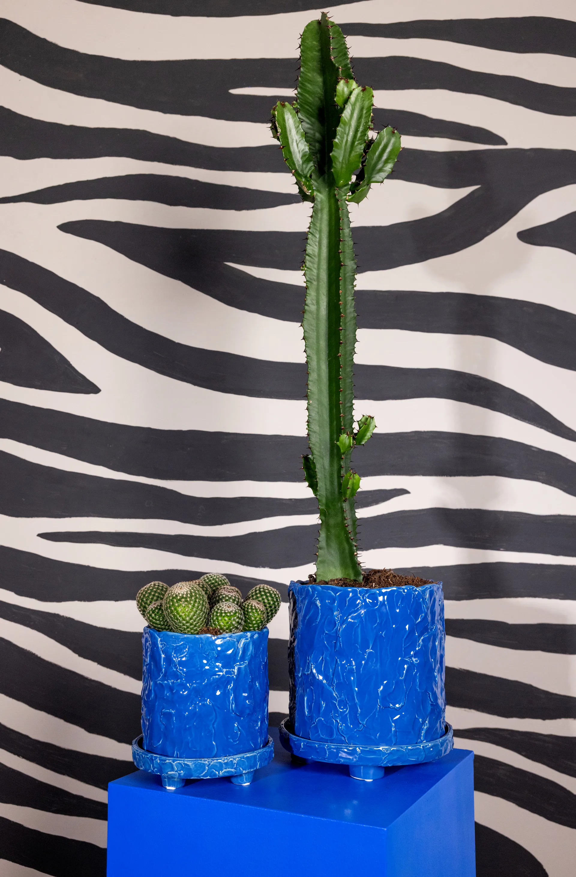 Muddy kruka L Ø23 cm, Blå Byon