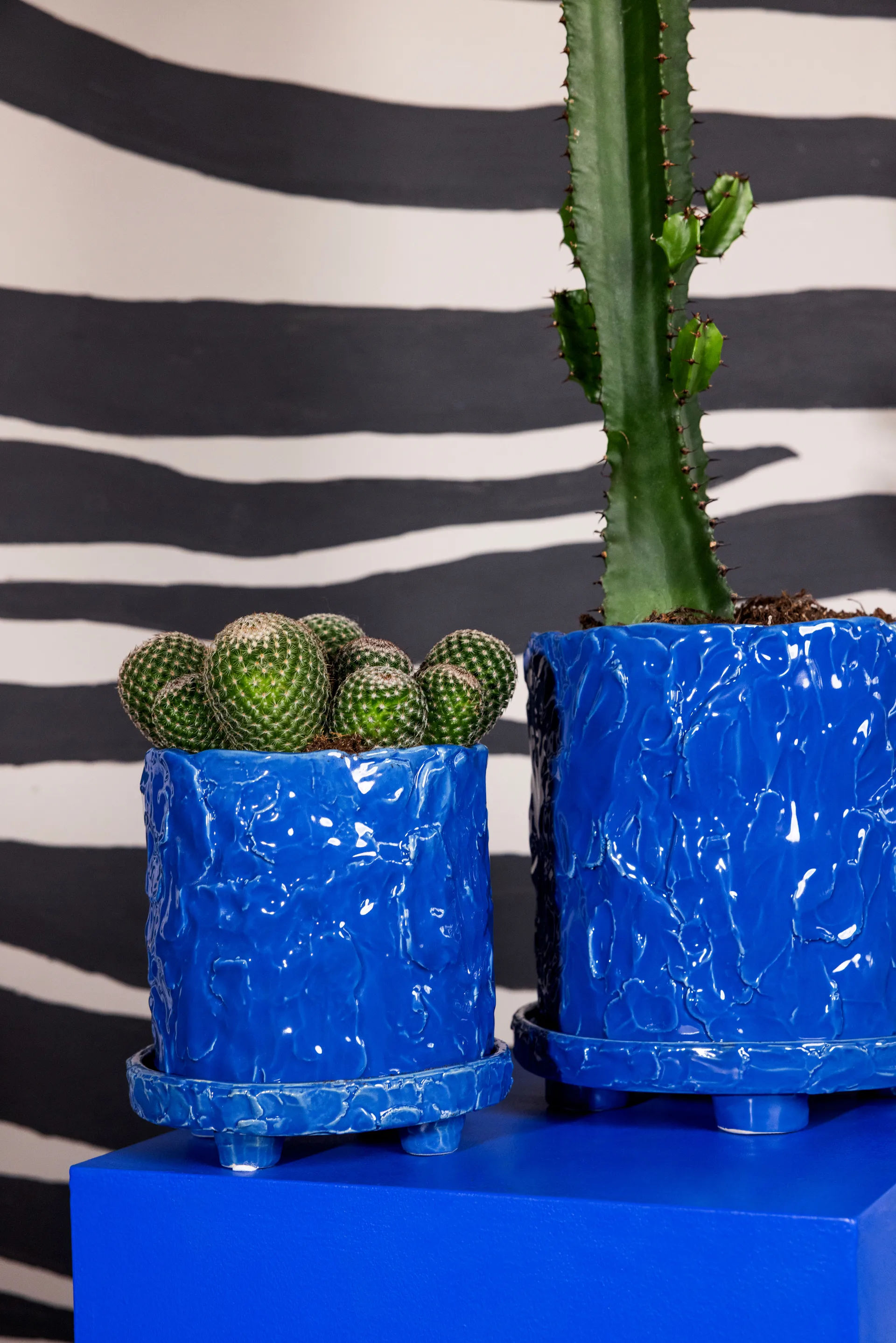 Muddy kruka L Ø23 cm, Blå Byon