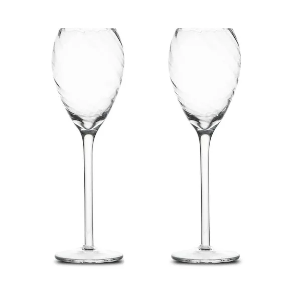 Opacity champagneglas 16 cl 2-pack, Klar Byon