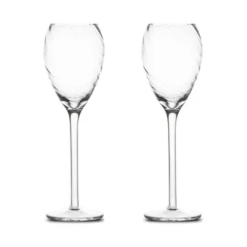 Opacity champagneglas 16 cl 2-pack - Klar - Byon