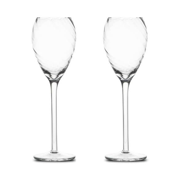 Opacity champagneglas 16 cl 2-pack - Klar - Byon