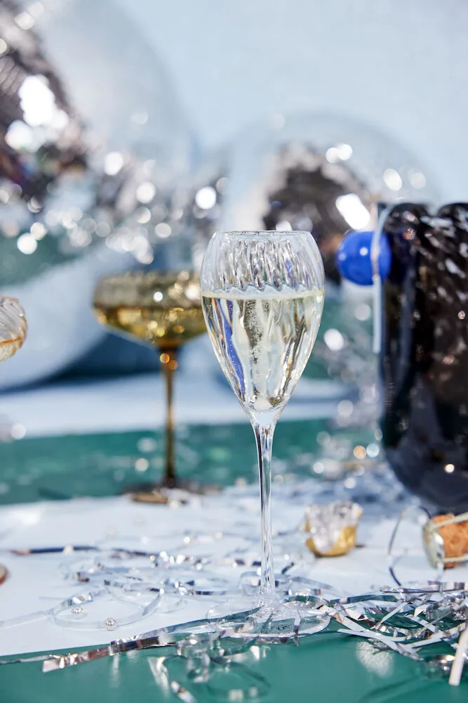 Opacity champagneglas 16 cl 2-pack, Klar Byon