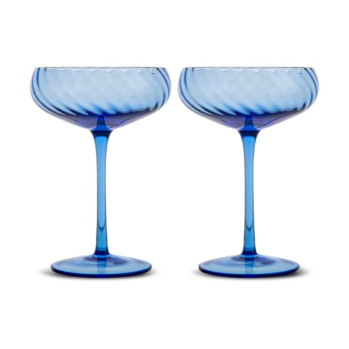 Opacity champagnekupa 30 cl 2-pack - Blå - Byon