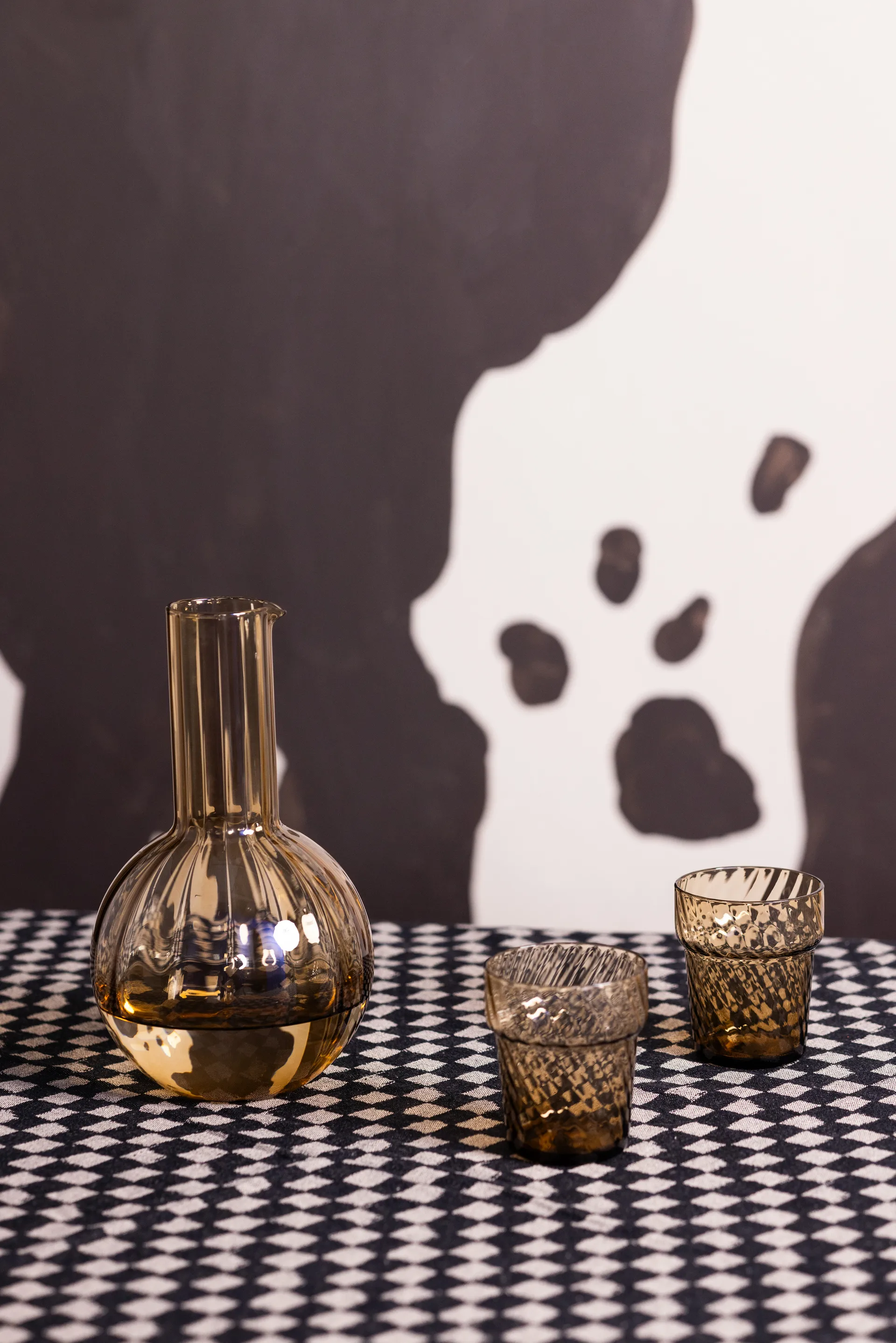 Opacity dricksglas 30 cl 2-pack, Brun Byon