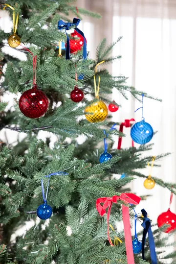 Opacity julgranskula XS Ø4 cm 4-pack - Gul - Byon