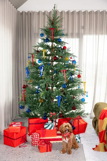 Opacity julgranskula XS Ø4 cm 4-pack - Gul - Byon