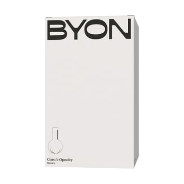 Opacity karaff - Brun - Byon