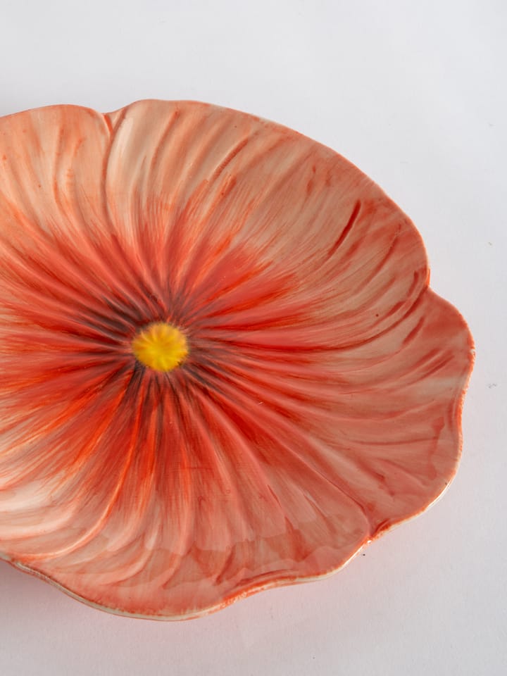 Poppy assiett 20,5x21 cm - Röd - Byon