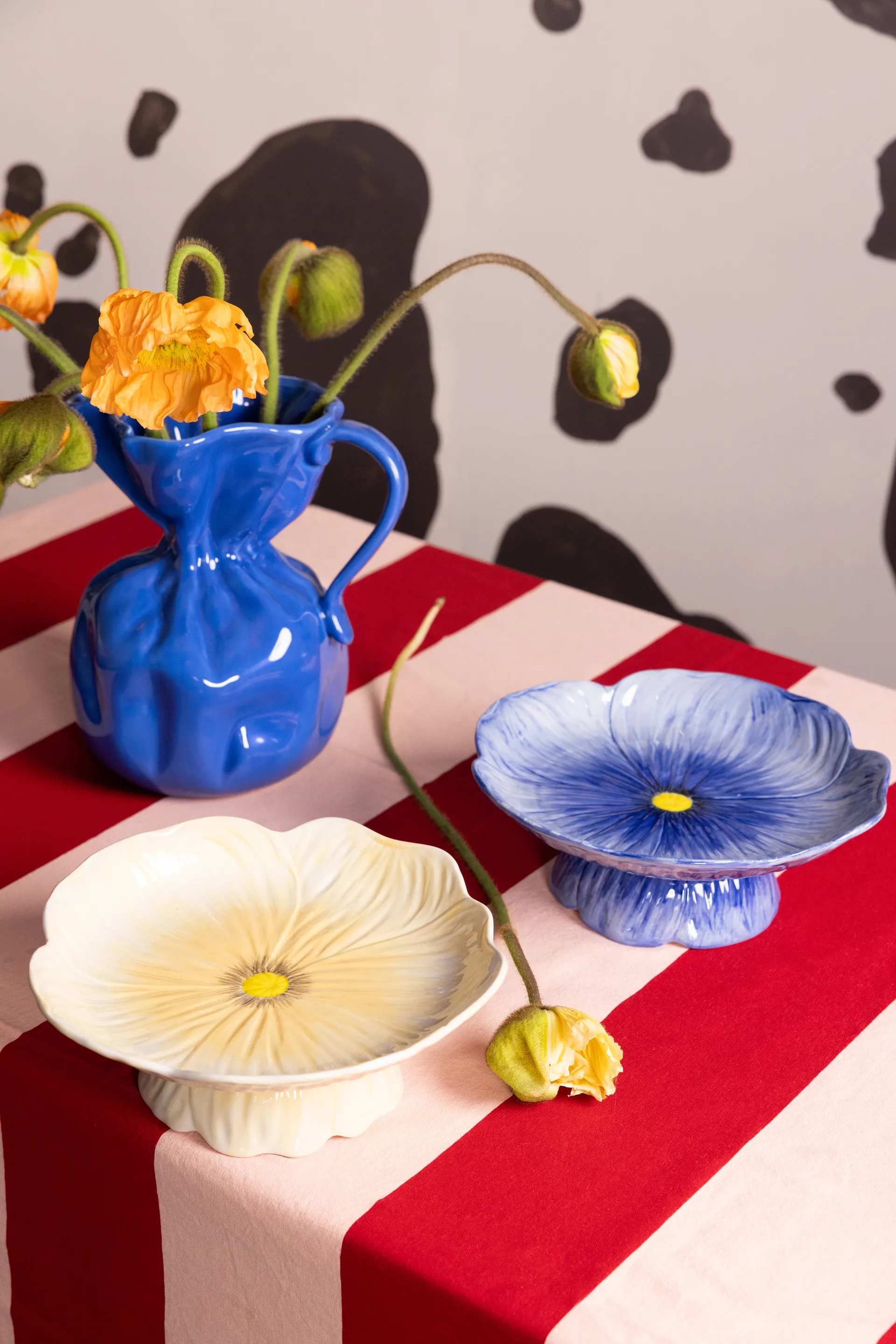 Poppy kakfat Ø26 cm, Beige Byon