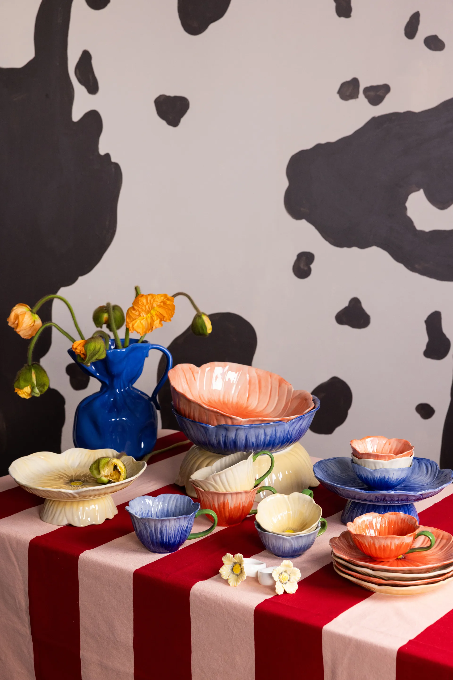 Poppy skål L Ø30 cm, Röd Byon