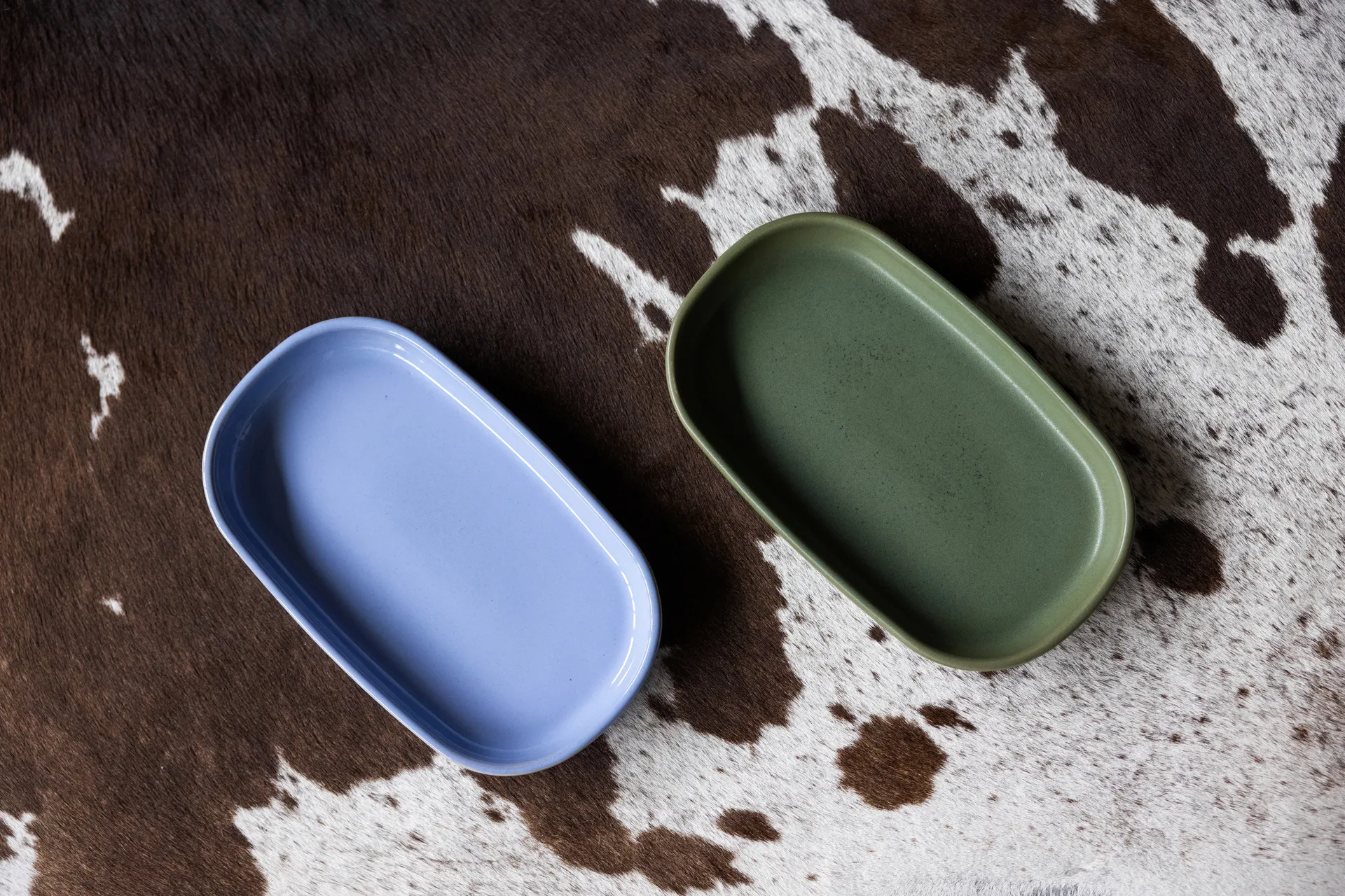 Porto serveringsfat 18x30 cm, Ljusblå Byon