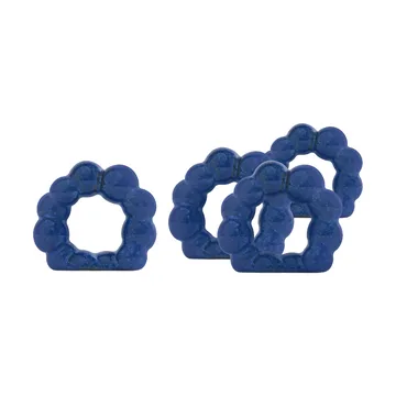 Porto servettring 4-pack - Blå - Byon