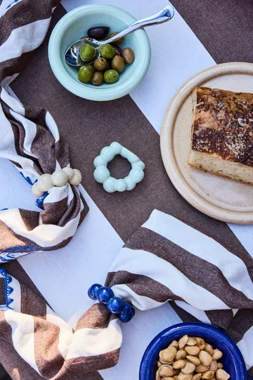 Porto servettring 4-pack - Blå - Byon