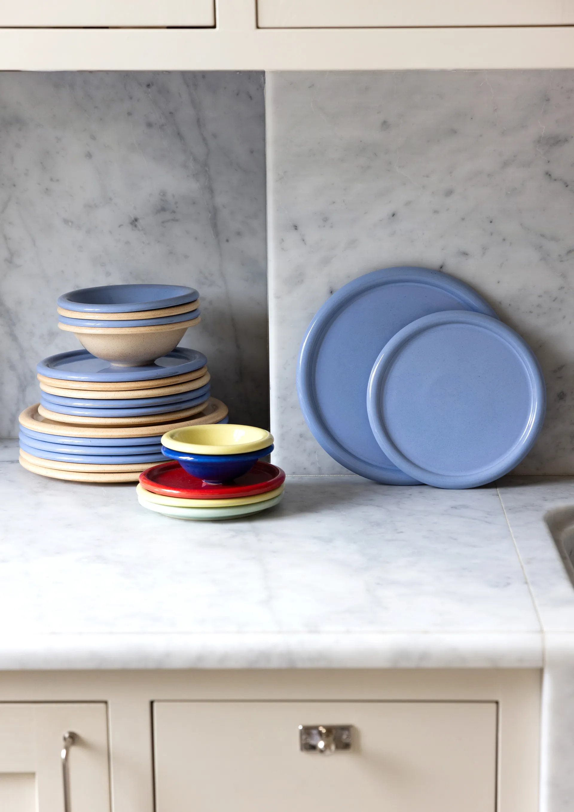 Porto tallrik Ø26,5 cm, Ljusblå Byon