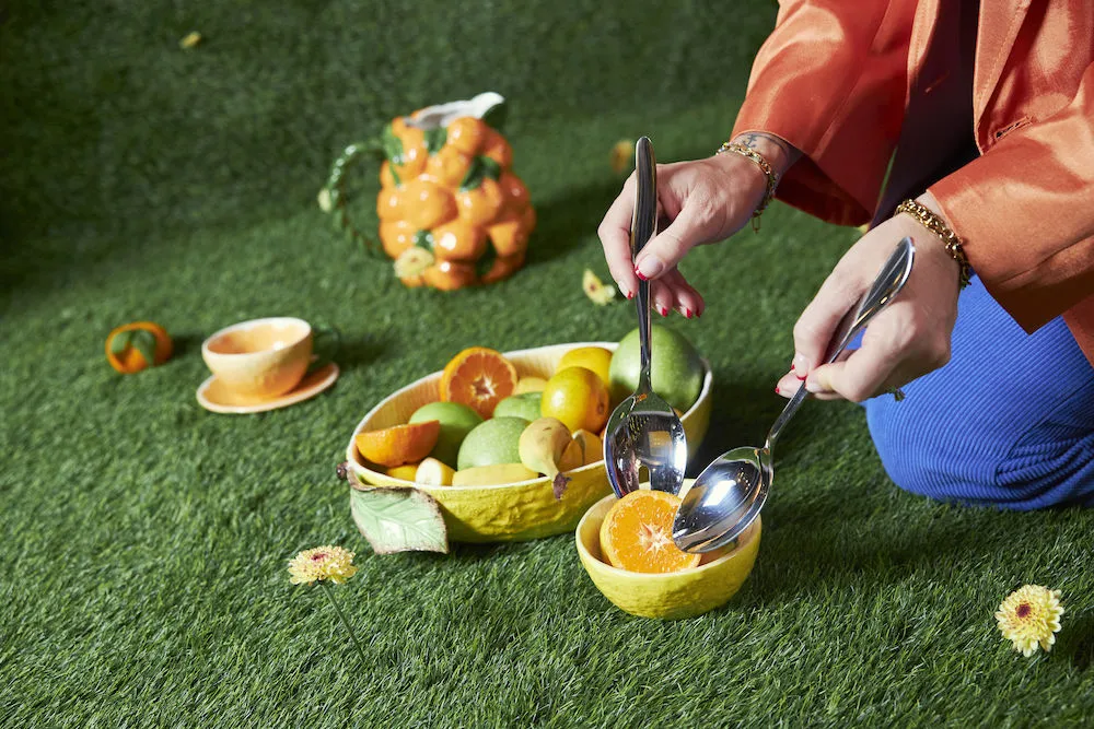 Waverly salladsbestick 2 delar, Rostfritt stål Byon