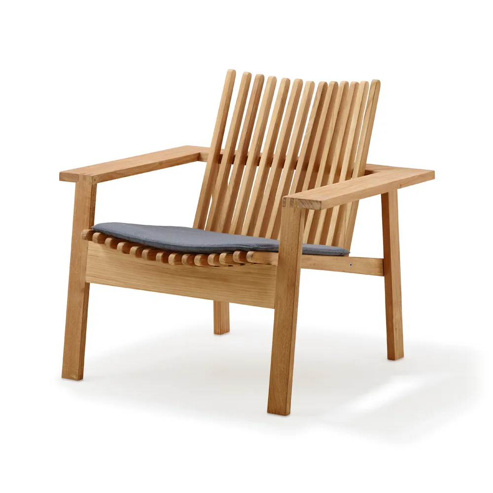 Amaze loungestol, Teak Cane-line