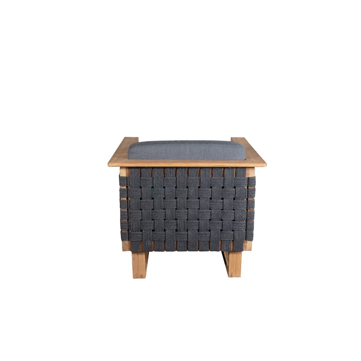 Angle loungefåtölj, Dark grey, teak Cane-line