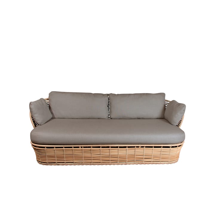 Basket Soffa 2-sits, Natural, taupe dynor Cane-line