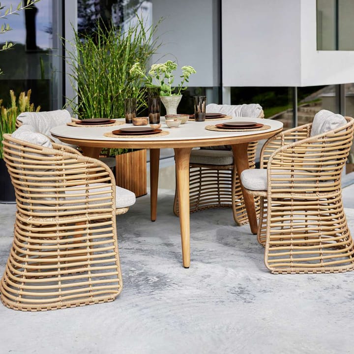 Basket stol, Graphite Cane-line