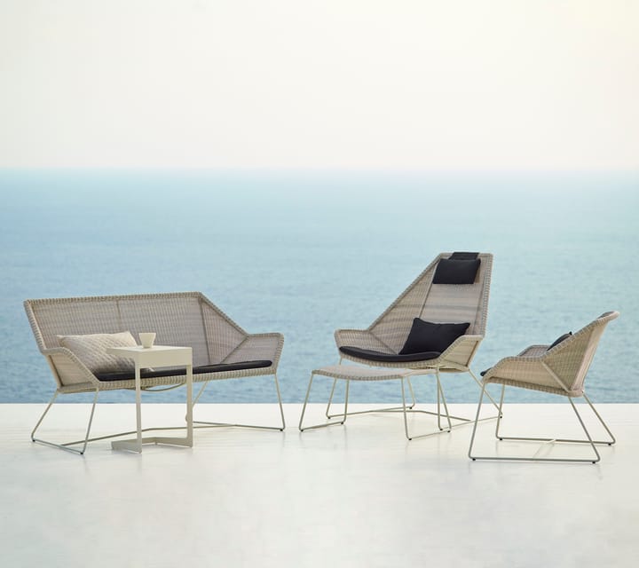 Breeze dynset loungefåtölj hög rygg, Cane-line Natté black Cane-line