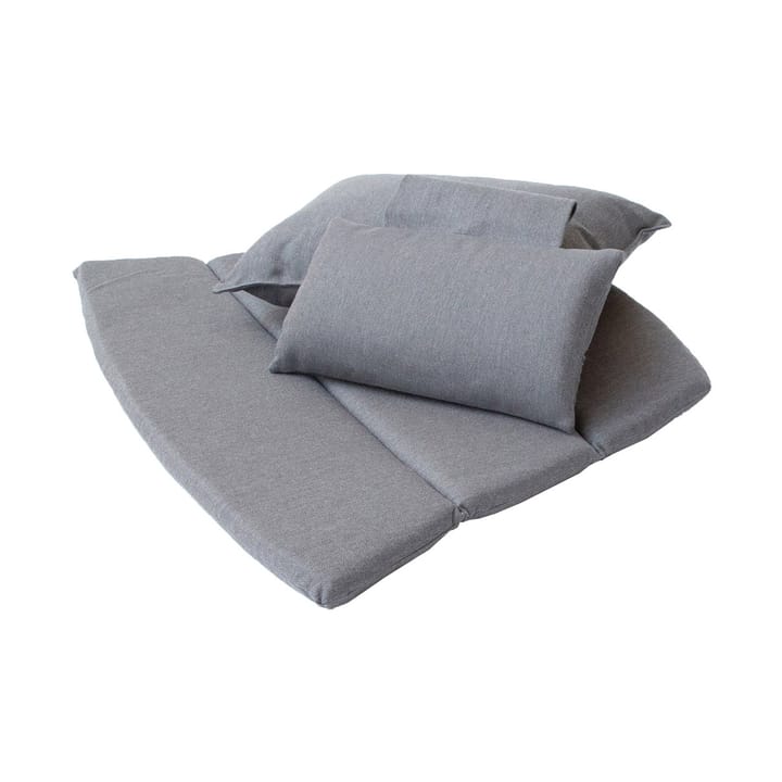 Breeze dynset loungefåtölj hög rygg - Cane-line Natté grey - Cane-line