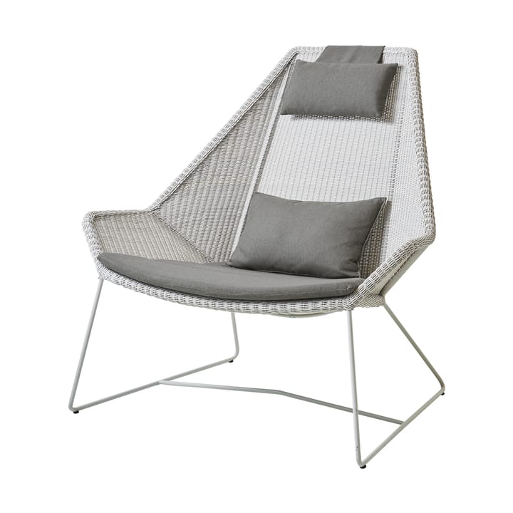 Breeze dynset loungefåtölj hög rygg - Cane-line Natté taupe - Cane-line